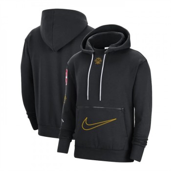 Men's Golden State Warriors Black 2022/23 City Edition Courtside Heavyweight Fleece Pullover Hoodie Men's Golden State Warriors Black 2022/23 City Edition Courtside Heavyweight Fleece Pullover Hoodie