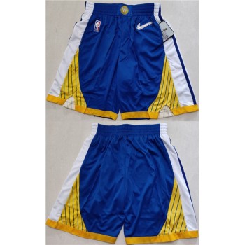 Men's Golden State Warriors Blue/Gold Shorts(Run Small) Men's Golden State Warriors Blue/Gold Shorts(Run Small)
