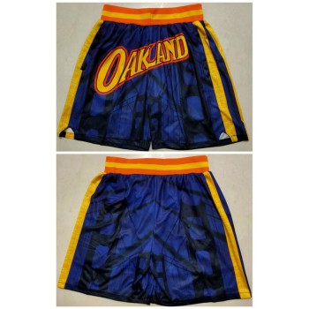 Men's Golden State Warriors Navy Shorts(Run Small) Men's Golden State Warriors Navy Shorts(Run Small)