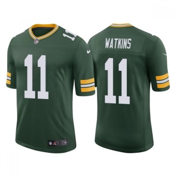 Men's Green Bay Packers #11 Sammy Watkins Green Stitched Football Jersey Men's Green Bay Packers #11 Sammy Watkins Green Stitched Football Jersey
