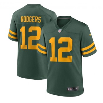 Men's Green Bay Packers #12 Aaron Rodgers 2021 Green Stitched Football Jersey Men's Green Bay Packers #12 Aaron Rodgers 2021 Green Stitched Football Jersey