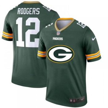 Men's Green Bay Packers #12 Aaron Rodgers Green 2020 Team Big Logo Stitched Jersey Men's Green Bay Packers #12 Aaron Rodgers Green 2020 Team Big Logo Stitched Jersey