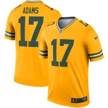 Men's Green Bay Packers #17 Davante Adams Gold Inverted Legend Jersey Men's Green Bay Packers #17 Davante Adams Gold Inverted Legend Jersey