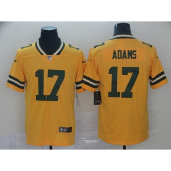 Men's Green Bay Packers #17 Davante Adams Gold Inverted Legend Stitched NFL Jersey Men's Green Bay Packers #17 Davante Adams Gold Inverted Legend Stitched NFL Jersey