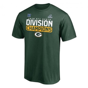 Men's Green Bay Packers 2020 NFC North Division Champions Flying High NFL T-Shirt Men's Green Bay Packers 2020 NFC North Division Champions Flying High NFL T-Shirt