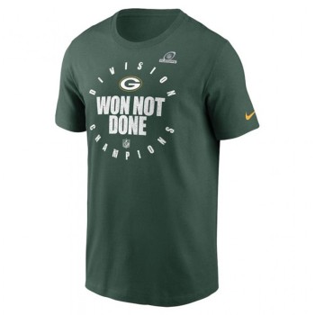 Men's Green Bay Packers 2020 NFC North Division Champions Trophy Collection NFL T-Shirt Men's Green Bay Packers 2020 NFC North Division Champions Trophy Collection NFL T-Shirt