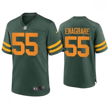 Men's Green Bay Packers #55 Kingsley Enagbare Green Stitched Football Jersey Men's Green Bay Packers #55 Kingsley Enagbare Green Stitched Football Jersey
