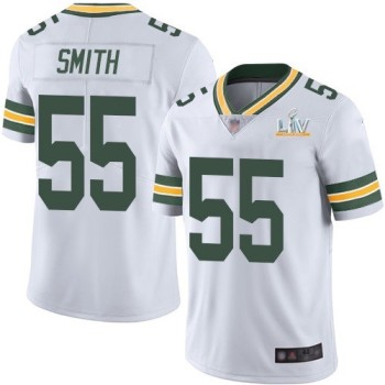 Men's Green Bay Packers #55 Za'Darius Smith White 2021 Super Bowl LV Stitched NFL Jersey Men's Green Bay Packers #55 Za'Darius Smith White 2021 Super Bowl LV Stitched NFL Jersey