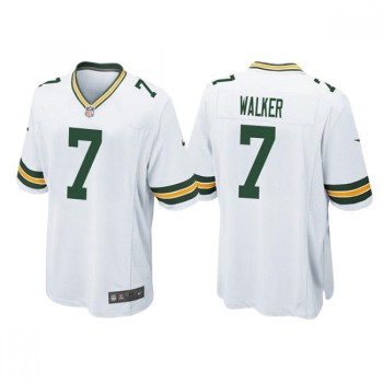 Men's Green Bay Packers #7 Quay Walker White Stitched Football Jersey Men's Green Bay Packers #7 Quay Walker White Stitched Football Jersey