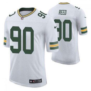 Men's Green Bay Packers #90 Jarran Reed White Stitched Football Jersey Men's Green Bay Packers #90 Jarran Reed White Stitched Football Jersey