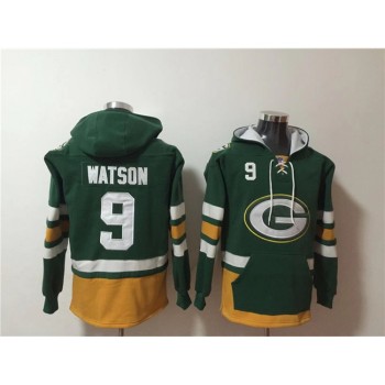 Men's Green Bay Packers #9 Christian Watson Green Ageless Must-Have Lace-Up Pullover Hoodie Men's Green Bay Packers #9 Christian Watson Green Ageless Must-Have Lace-Up Pullover Hoodie