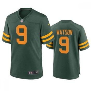 Men's Green Bay Packers #9 Christian Watson Green Stitched Football Jersey Men's Green Bay Packers #9 Christian Watson Green Stitched Football Jersey