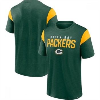 Men's Green Bay Packers Green/Gold Home Stretch Team T-Shirt Men's Green Bay Packers Green/Gold Home Stretch Team T-Shirt