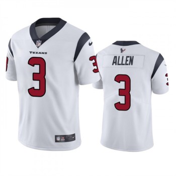 Men's Houston Texans #3 Kyle Allen White Vapor Untouchable Limited Stitched Jersey Men's Houston Texans #3 Kyle Allen White Vapor Untouchable Limited Stitched Jersey