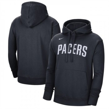 Men's Indiana Pacers Black 2022/23 City Edition Essential Pullover Hoodie Men's Indiana Pacers Black 2022/23 City Edition Essential Pullover Hoodie