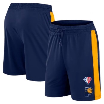 Men's Indiana Pacers Navy/Yellow Shorts Men's Indiana Pacers Navy/Yellow Shorts