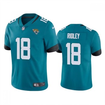 Men's Jacksonville Jaguars #18 Calvin Ridley Teal Vapor Untouchable Limited Stitched Jersey Men's Jacksonville Jaguars #18 Calvin Ridley Teal Vapor Untouchable Limited Stitched Jersey