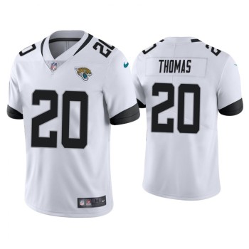 Men's Jacksonville Jaguars #20 Daniel Thomas White Vapor Untouchable Limited Stitched Jersey
