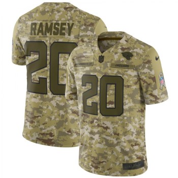 Men's Jacksonville Jaguars #20 Jalen Ramsey 2018 Camo Salute to Service Limited Stitched NFL Jersey Men's Jacksonville Jaguars #20 Jalen Ramsey 2018 Camo Salute to Service Limited Stitched NFL Jersey