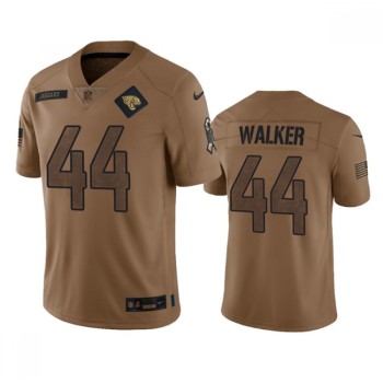 Men's Jacksonville Jaguars #44 Travon Walker 2023 Brown Salute To Service Vapor Untouchable Limited Stitched Jersey Men's Jacksonville Jaguars #44 Travon Walker 2023 Brown Salute To Service Vapor Untouchable Limited Stitched Jersey