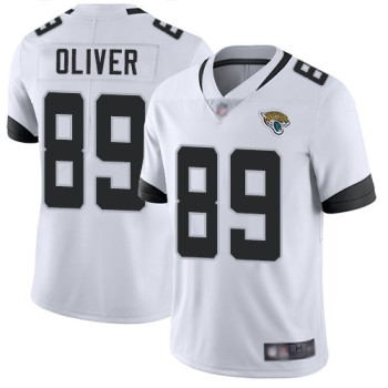 Men's Jacksonville Jaguars #89 Josh Oliver White Vapor Untouchable Limited Stitched NFL Jersey Men's Jacksonville Jaguars #89 Josh Oliver White Vapor Untouchable Limited Stitched NFL Jersey