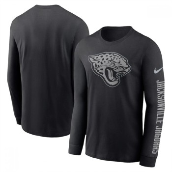 Men's Jacksonville Jaguars Black Long Sleeve T-Shirt Men's Jacksonville Jaguars Black Long Sleeve T-Shirt