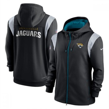 Men's Jacksonville Jaguars Black zipper Hoodie Men's Jacksonville Jaguars Black zipper Hoodie