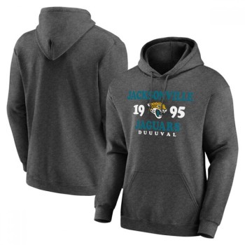 Men's Jacksonville Jaguars Heathered Charcoal Fierce Competitor Pullover Hoodie Men's Jacksonville Jaguars Heathered Charcoal Fierce Competitor Pullover Hoodie