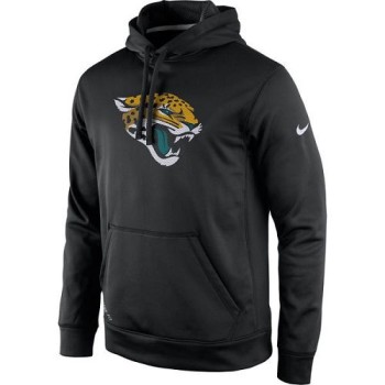 Men's Jacksonville Jaguars Black Practice Performance Pullover Hoodie