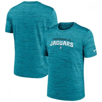 Men's Jacksonville Jaguars Teal Velocity Performance T-Shirt Men's Jacksonville Jaguars Teal Velocity Performance T-Shirt