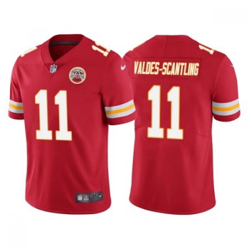 Men's Kansas City Chiefs #11 Marquez Valdes-Scantling Red Vapor Untouchable Limited Stitched Football Jersey Men's Kansas City Chiefs #11 Marquez Valdes-Scantling Red Vapor Untouchable Limited Stitched Football Jersey