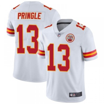 Men's Kansas City Chiefs #13 Byron Pringle White Vapor Untouchable Limited Stitched Jersey Men's Kansas City Chiefs #13 Byron Pringle White Vapor Untouchable Limited Stitched Jersey