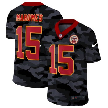 Men's Kansas City Chiefs #15 Patrick Mahomes Camo Limited Stitched Jersey Men's Kansas City Chiefs #15 Patrick Mahomes Camo Limited Stitched Jersey