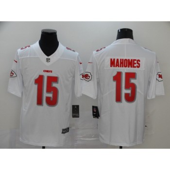 Men's Kansas City Chiefs #15 Patrick Mahomes White Vapor Untouchable Limited Stitched Jersey Men's Kansas City Chiefs #15 Patrick Mahomes White Vapor Untouchable Limited Stitched Jersey