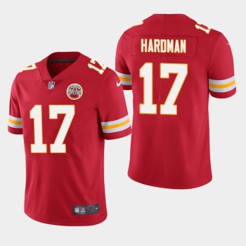 Men's Kansas City Chiefs #17 Mecole Hardman Red Vapor Untouchable Limited Stitched NFL Jersey Men's Kansas City Chiefs #17 Mecole Hardman Red Vapor Untouchable Limited Stitched NFL Jersey