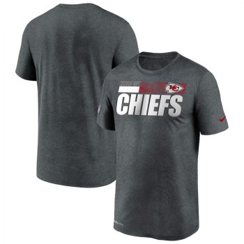 Men's Kansas City Chiefs 2020 Grey Sideline Impact Legend Performance T-Shirt Men's Kansas City Chiefs 2020 Grey Sideline Impact Legend Performance T-Shirt