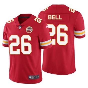 Men's Kansas City Chiefs #26 Le'Veon Bell Red Vapor Untouchable Limited Stitched Jersey Men's Kansas City Chiefs #26 Le'Veon Bell Red Vapor Untouchable Limited Stitched Jersey
