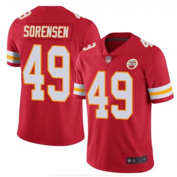 Men's Kansas City Chiefs #49 Daniel Sorensen Red Vapor Untouchable Limited Stitched NFL Jersey Men's Kansas City Chiefs #49 Daniel Sorensen Red Vapor Untouchable Limited Stitched NFL Jersey