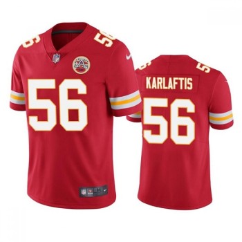 Men's Kansas City Chiefs #56 George Karlaftis Red Vapor Untouchable Limited Stitched Football Jersey Men's Kansas City Chiefs #56 George Karlaftis Red Vapor Untouchable Limited Stitched Football Jersey