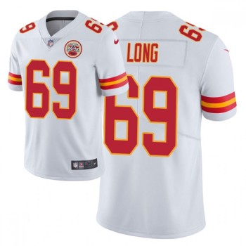 Men's Kansas City Chiefs #69 Kyle Long White Limited Stitched NFL Jersey Men's Kansas City Chiefs #69 Kyle Long White Limited Stitched NFL Jersey
