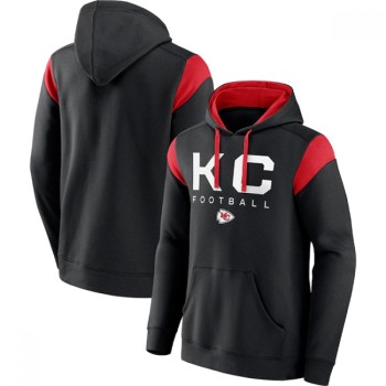 Men's Kansas City Chiefs Black Call The Shot Pullover Hoodie Men's Kansas City Chiefs Black Call The Shot Pullover Hoodie
