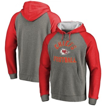 Men's Kansas City Chiefs Grey/Red 2020 Comfort Tri-Blend Pullover Hoodie Men's Kansas City Chiefs Grey/Red 2020 Comfort Tri-Blend Pullover Hoodie