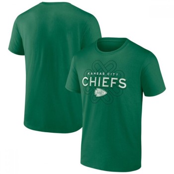 Men's Kansas City Chiefs Kelly Green Celtic Knot T-Shirt Men's Kansas City Chiefs Kelly Green Celtic Knot T-Shirt