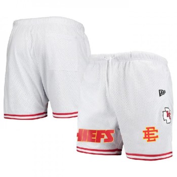 Men's Kansas City Chiefs Pro White/Red Shorts Men's Kansas City Chiefs Pro White/Red Shorts
