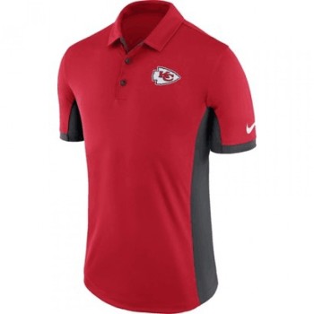 Men's Kansas City Chiefs Red Evergreen Polo Men's Kansas City Chiefs Red Evergreen Polo