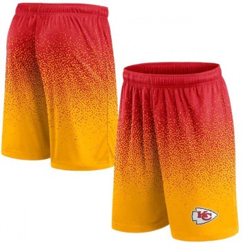 Men's Kansas City Chiefs Red/Gold Ombre Shorts Men's Kansas City Chiefs Red/Gold Ombre Shorts