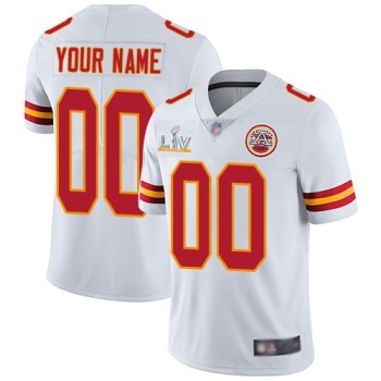 Men's Kansas City Chiefs White ACTIVE PLAYER 2021 Super Bowl LV Limited Stitched NFL Jersey Men's Kansas City Chiefs White ACTIVE PLAYER 2021 Super Bowl LV Limited Stitched NFL Jersey