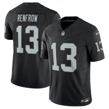 Men's Las Vegas Raiders #13 Hunter Renfrow Black 2023 F.U.S.E Vapor Untouchable Stitched Football Jersey Men's Las Vegas Raiders #13 Hunter Renfrow Black 2023 F.U.S.E Vapor Untouchable Stitched Football Jersey