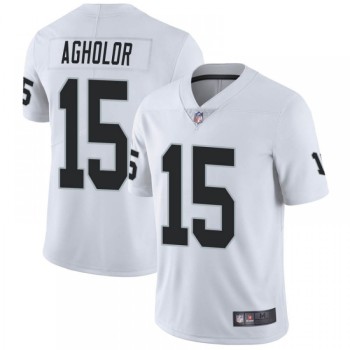 Men's Las Vegas Raiders #15 Nelson Agholor White Vapor Untouchable Limited Stitched Jersey Men's Las Vegas Raiders #15 Nelson Agholor White Vapor Untouchable Limited Stitched Jersey