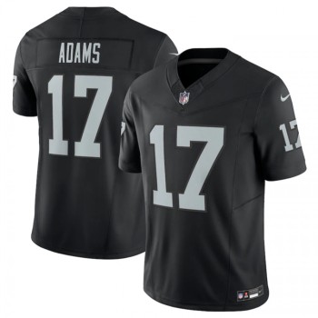 Men's Las Vegas Raiders #17 Davante Adams Black 2023 F.U.S.E Vapor Untouchable Stitched Football Jersey Men's Las Vegas Raiders #17 Davante Adams Black 2023 F.U.S.E Vapor Untouchable Stitched Football Jersey